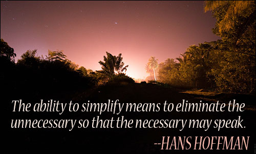 Simplicity quote